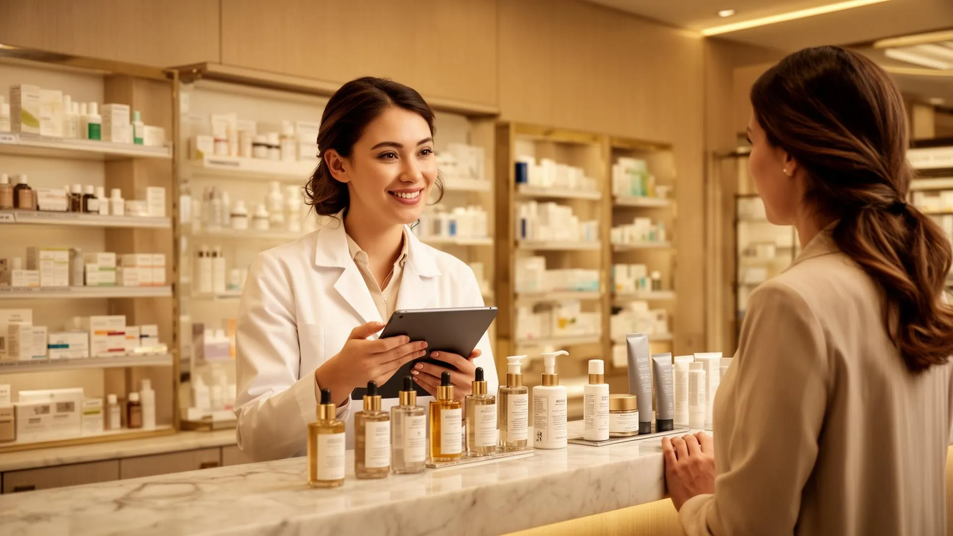 Skincare brand retail experience